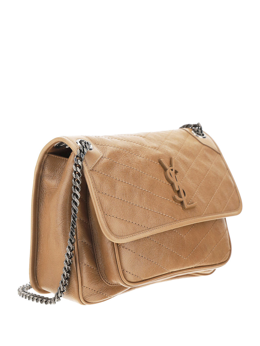 Niki Medium Chain Bag - Dark Toffee