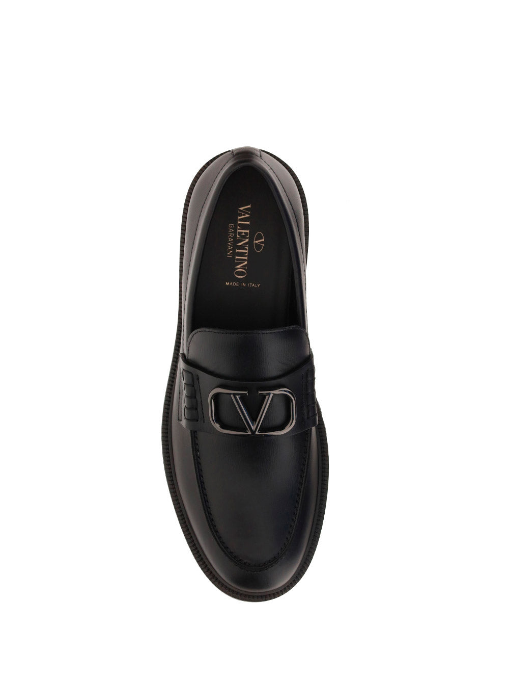 Vlogo Signature Calfskin Loafer - Black