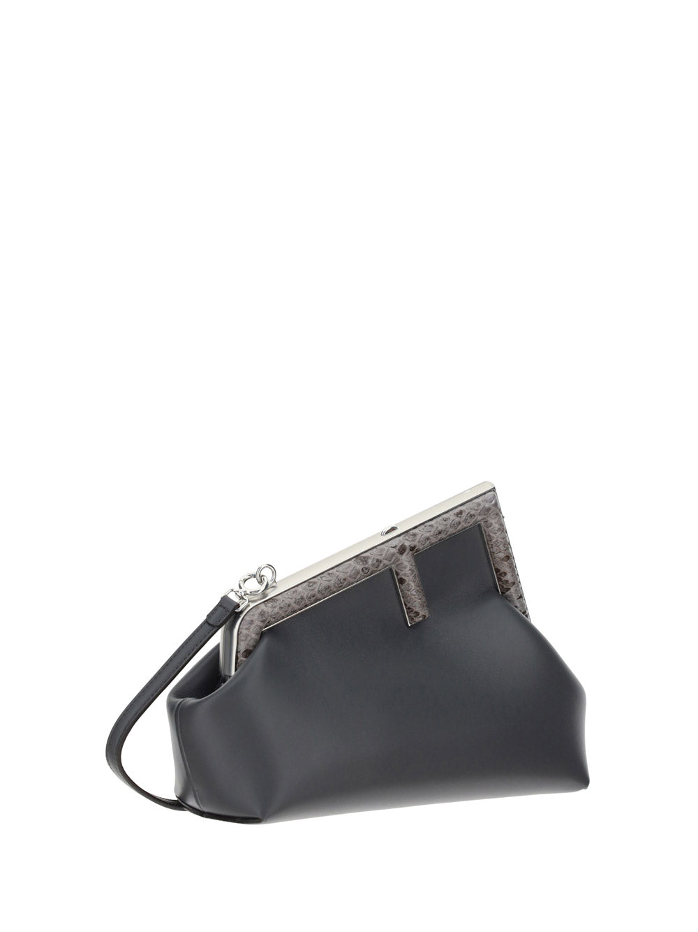 Fendi First Small Bag - Python / Dark Grey