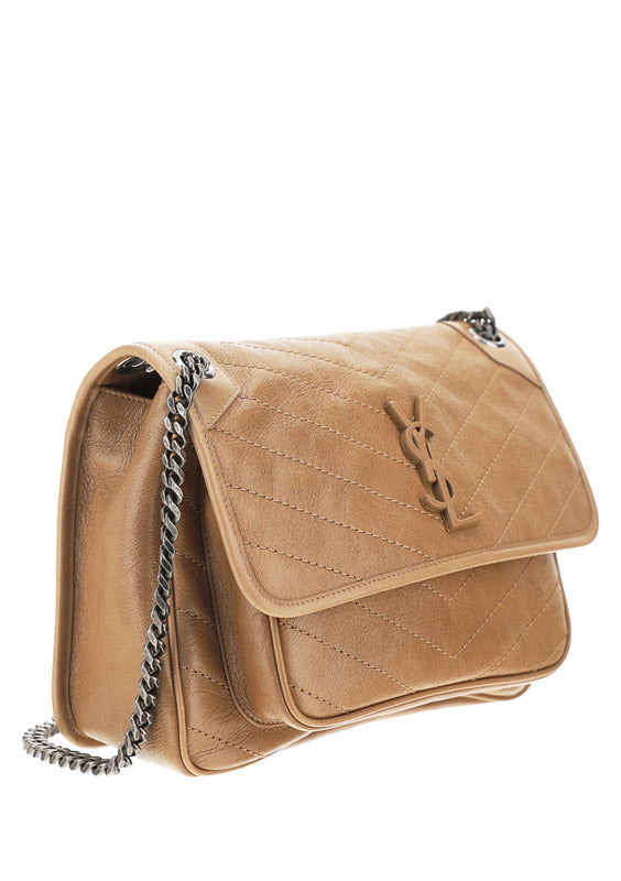 Niki Medium Chain Bag - Dark Toffee