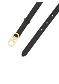 Sized Gancini Belt - Black