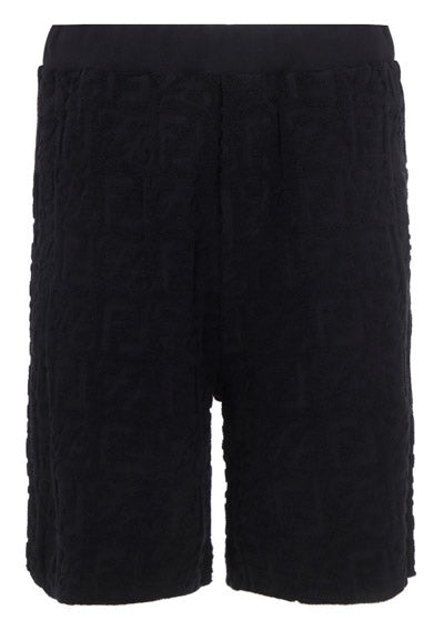 Logo Cotton Trousers - Black