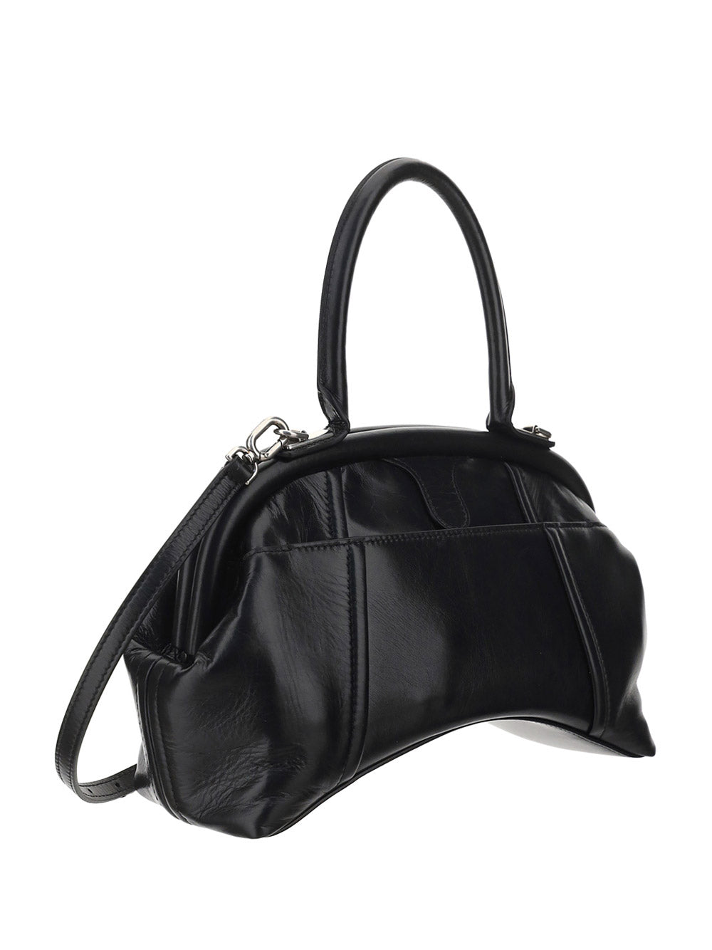 Editor Large Bag In Paper Calfskin - Black