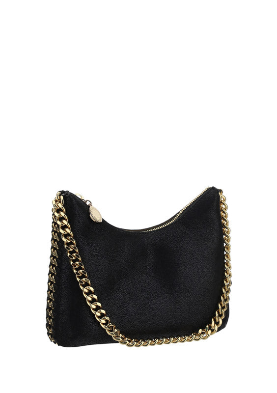Falabella Zip Mini Shoulder Bag - Black