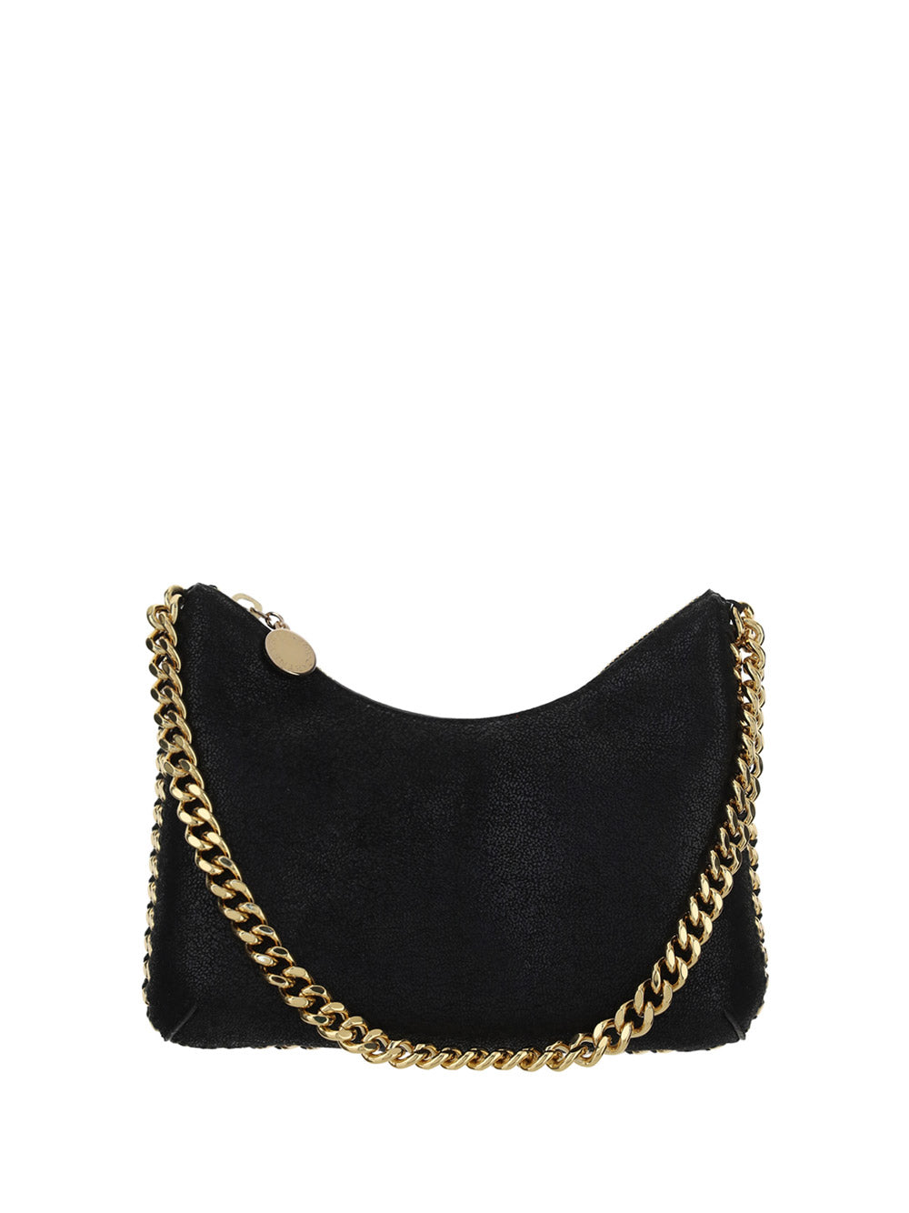Falabella Zip Mini Shoulder Bag - Black