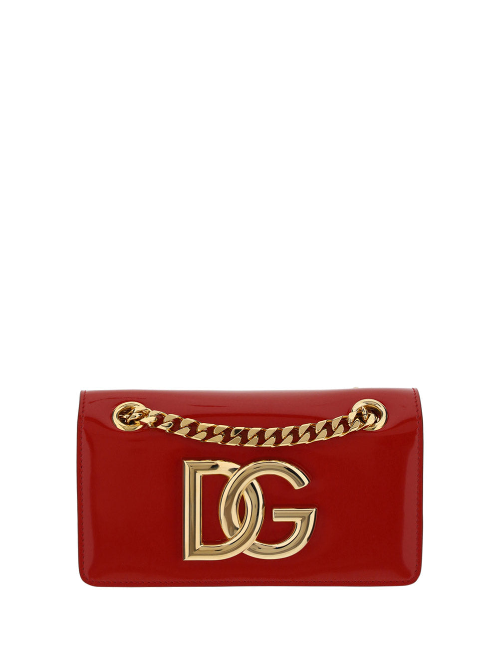 Polished Calfskin 3.5 Cell Phone Bag - Red