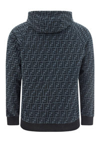 FF Cotton Hooded Sweatshirt - Black