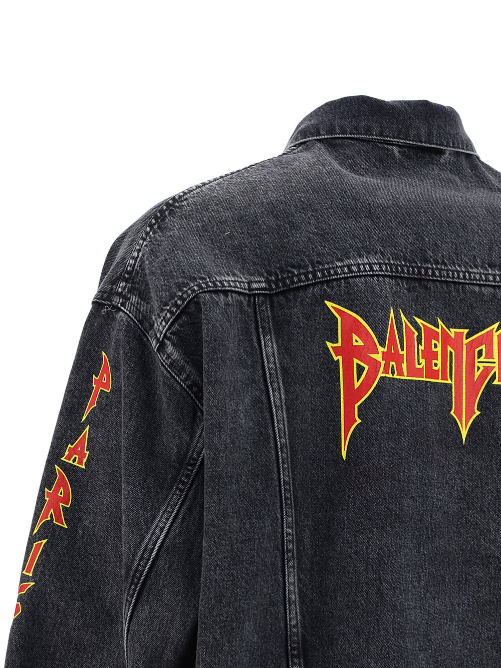Oversized Logo Jacket - Black