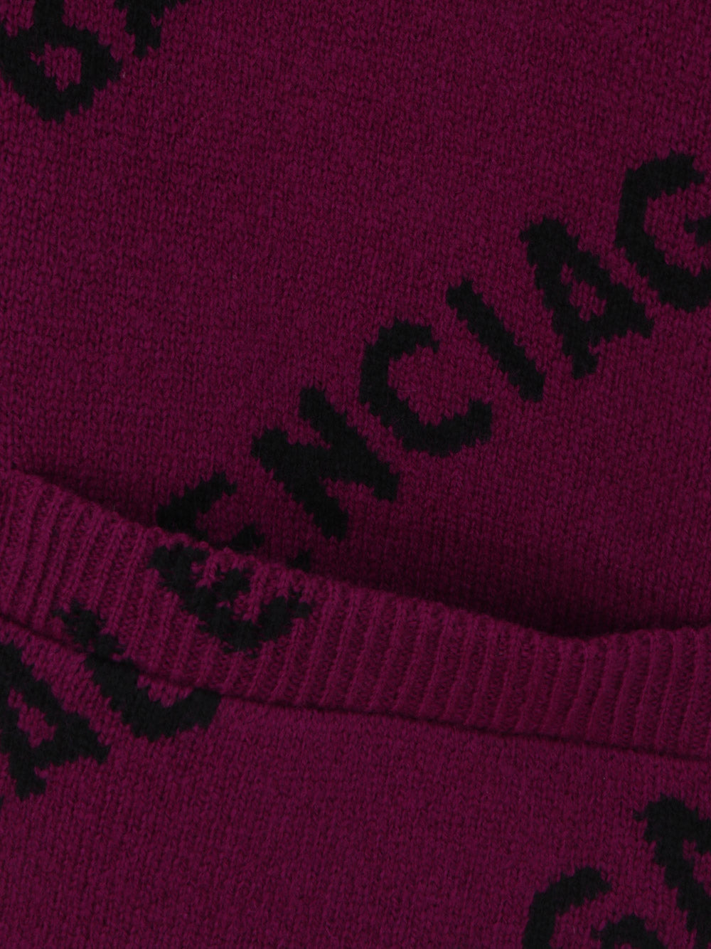 Allover Logo Cardigan - Purple