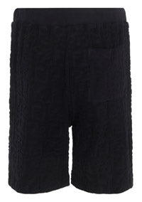 Logo Cotton Trousers - Black