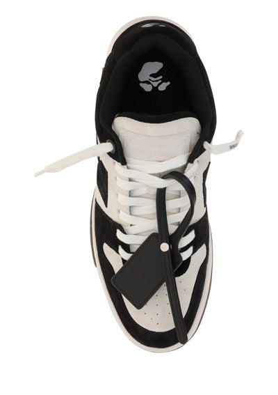 Out Of Office Vintage Suede Sneakers - Black/White