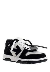 Out Of Office Vintage Suede Sneakers - Black/White