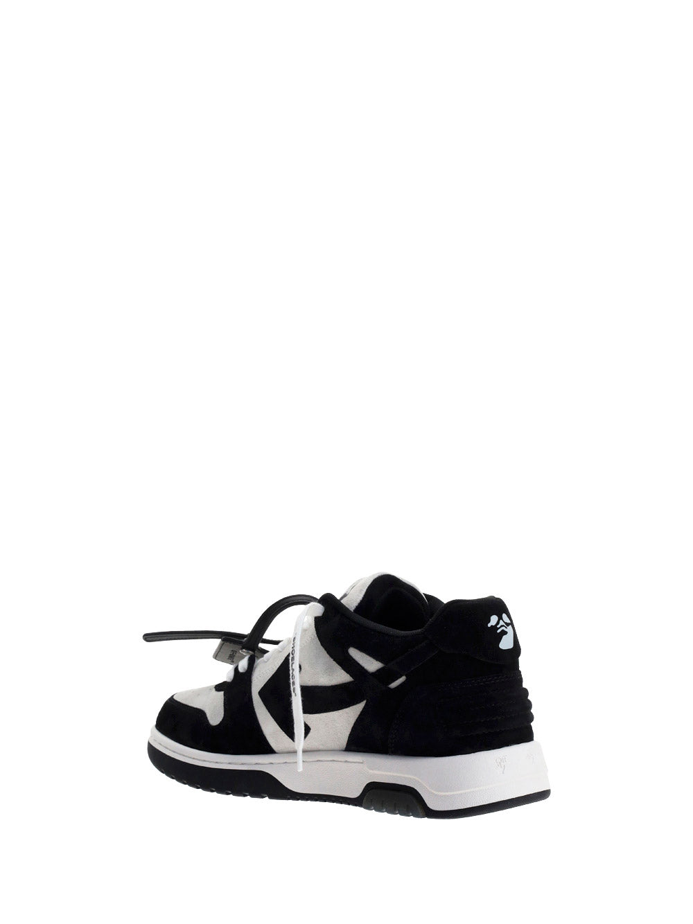 Out Of Office Vintage Suede Sneakers - Black/White