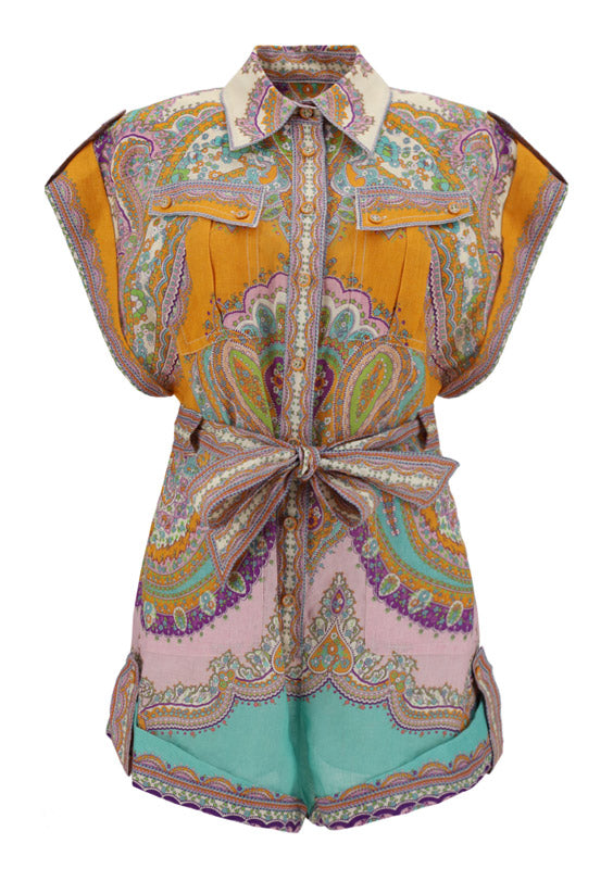 Lola Cuffed Playsuit