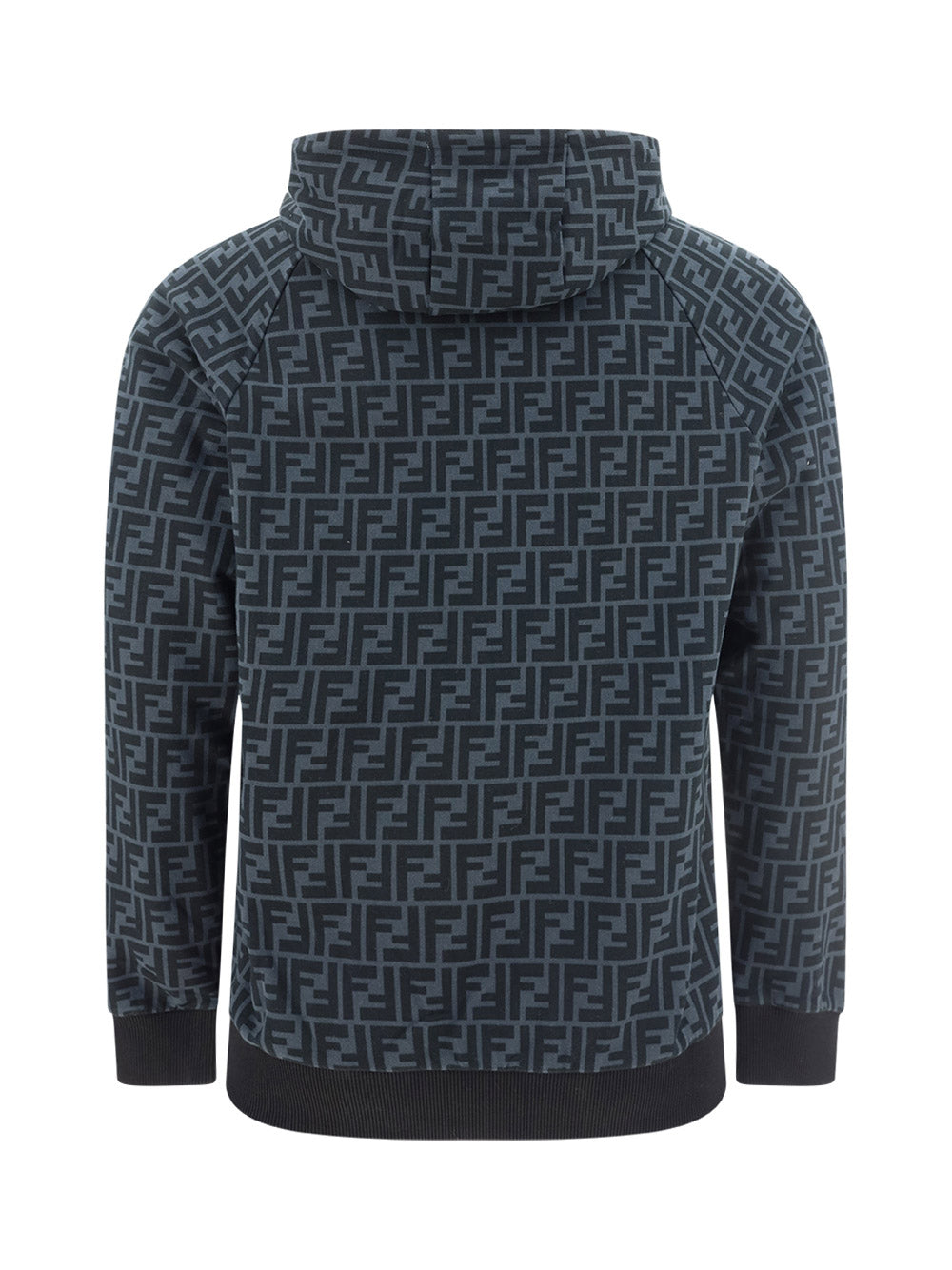 FF Cotton Hooded Sweatshirt - Black
