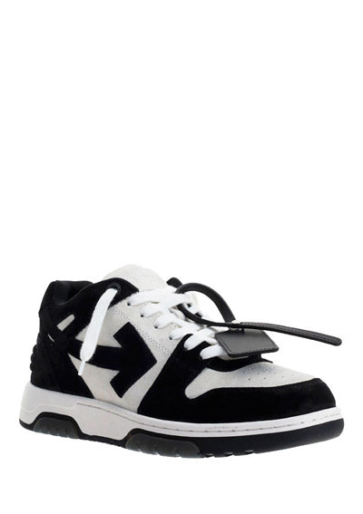 Out Of Office Vintage Suede Sneakers - Black/White