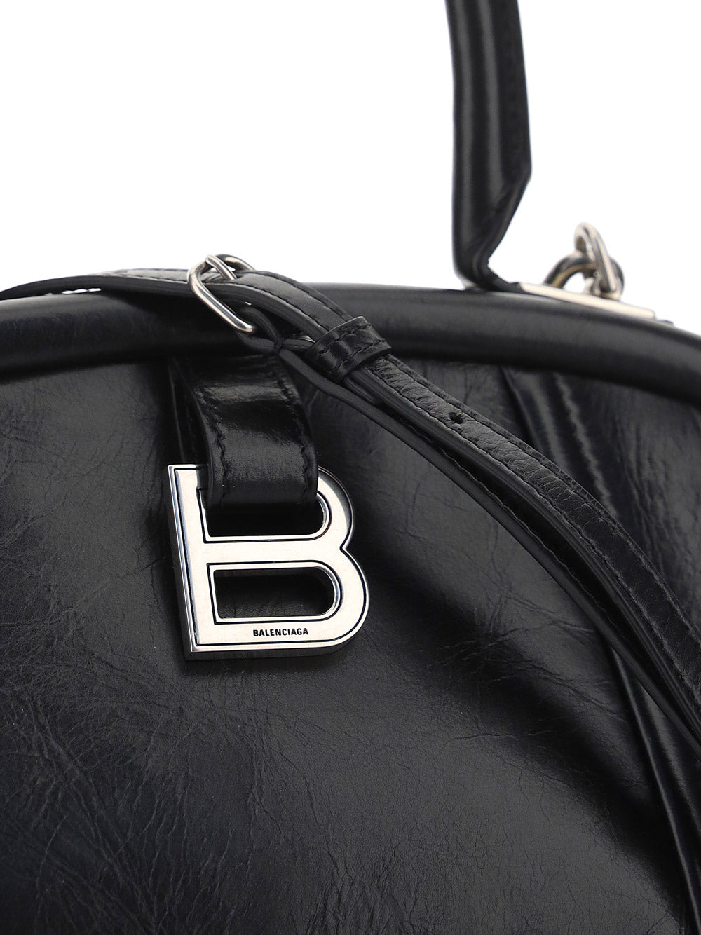 Editor Large Bag In Paper Calfskin - Black