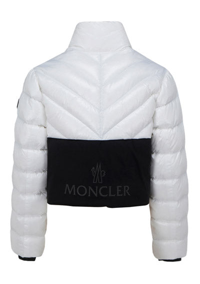 Morgat Short Down Jacket - White / Black