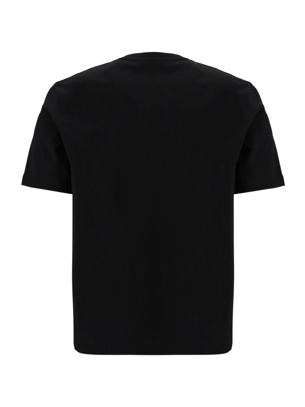 Embroidered Logo Short-Sleeve T-Shirt - Black