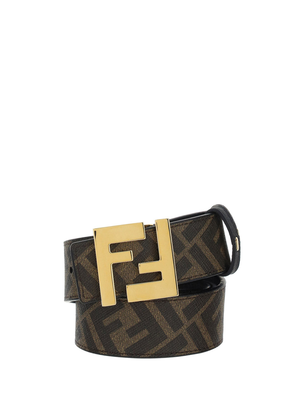 FF Leather Belt - Brown