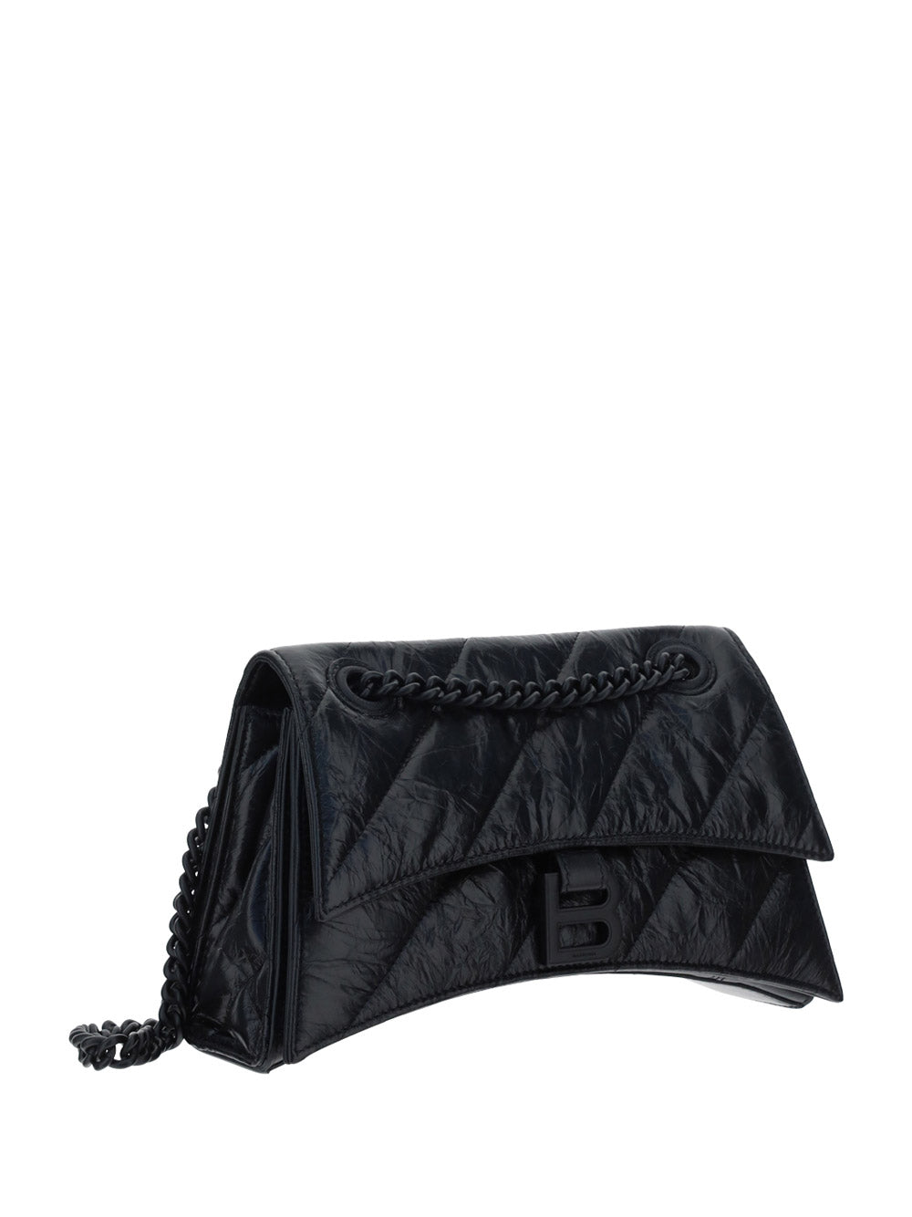 Women's Crush Small Chain Bag Quilted - Black