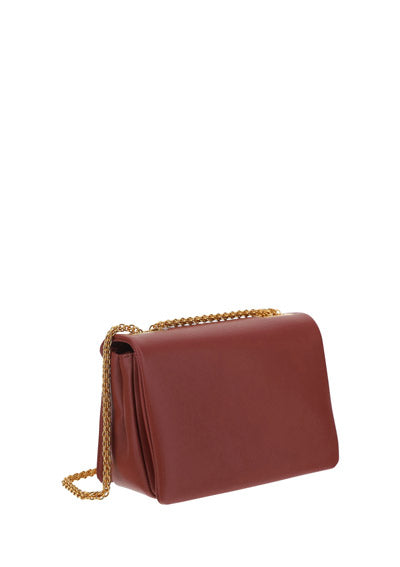 One Stud Nappa Bag With Chain - Gingerbread