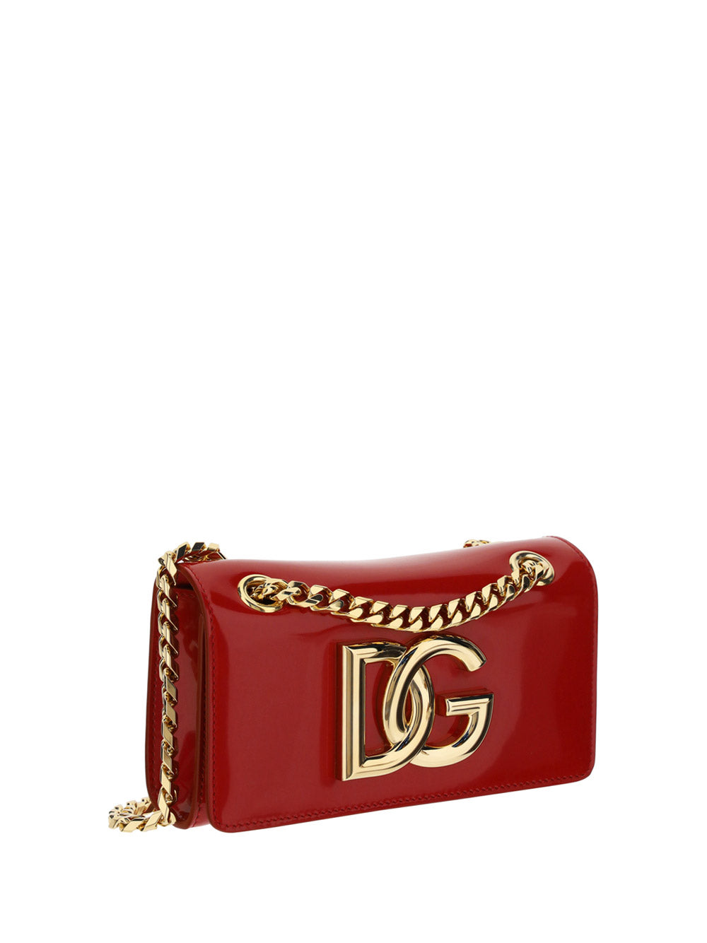 Polished Calfskin 3.5 Cell Phone Bag - Red