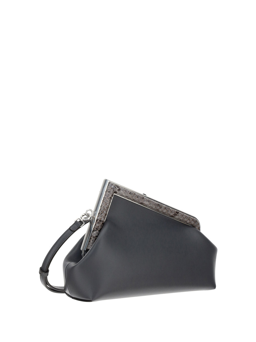 Fendi First Small Bag - Python / Dark Grey