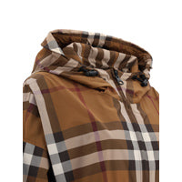 Check Hooded Jacket