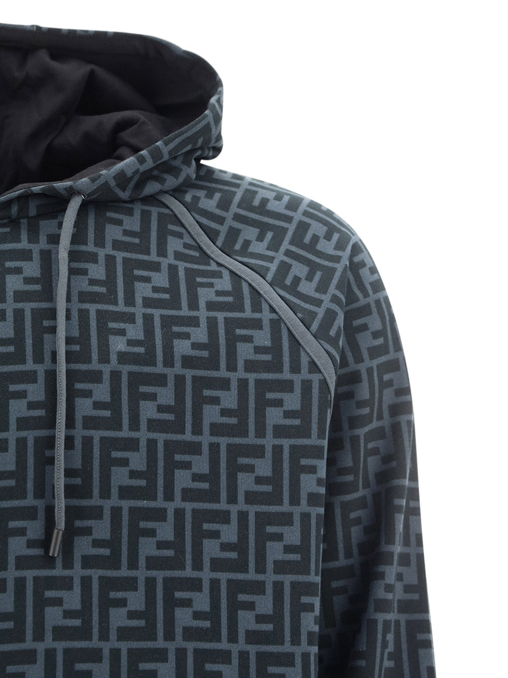 FF Cotton Hooded Sweatshirt - Black
