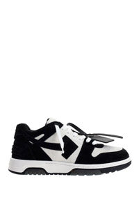 Out Of Office Vintage Suede Sneakers - Black/White
