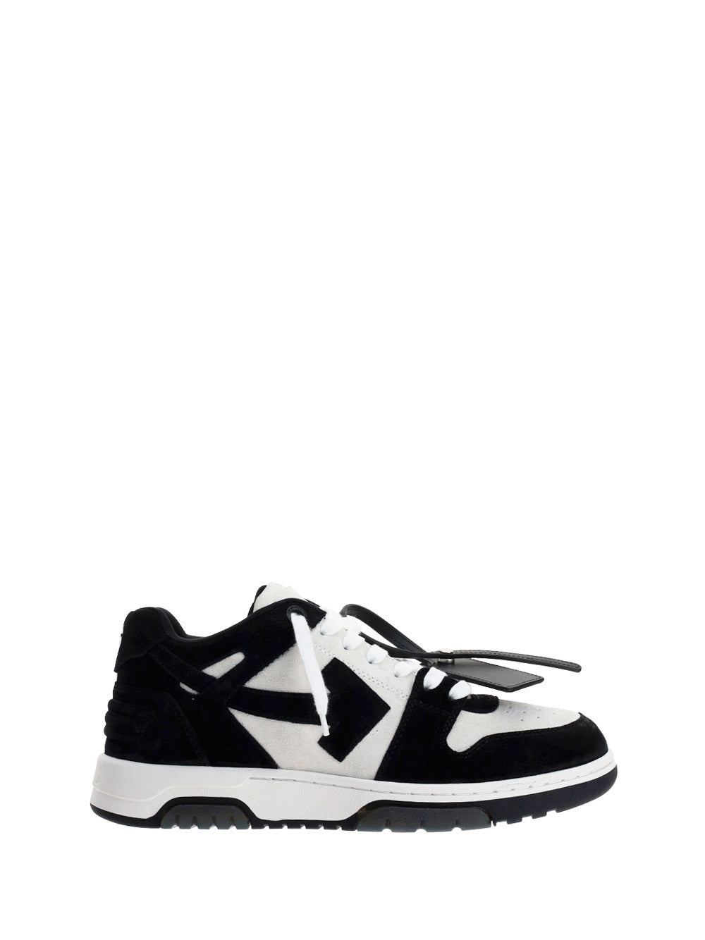 Out Of Office Vintage Suede Sneakers - Black/White