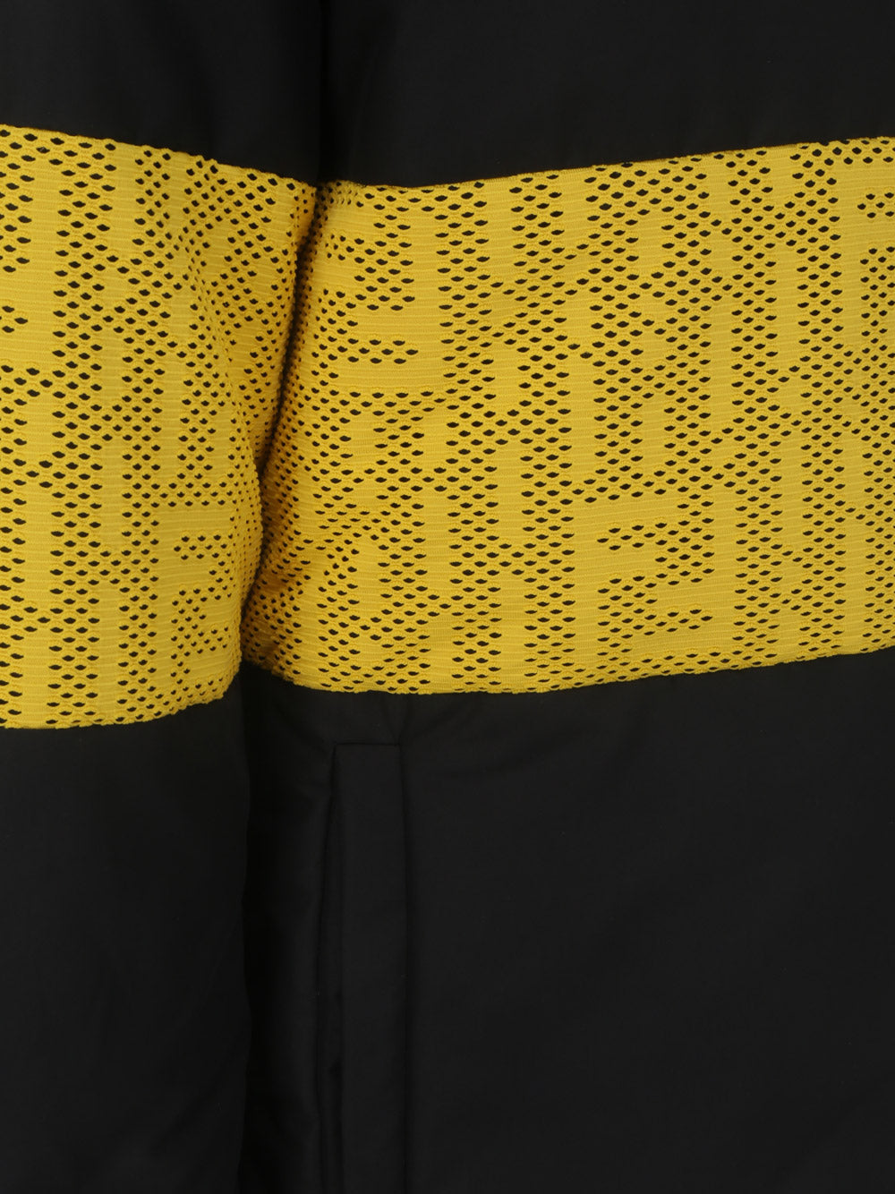 FF Jacquard Motif Puffer - Black / Yellow
