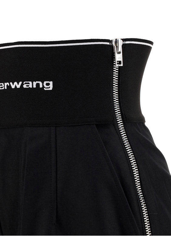 Safari Short in Cotton Tailoring - Black