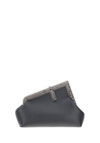 Fendi First Small Bag - Python / Dark Grey