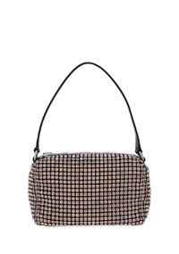 Heiress Medium Pouch in Crystal Mesh - Black