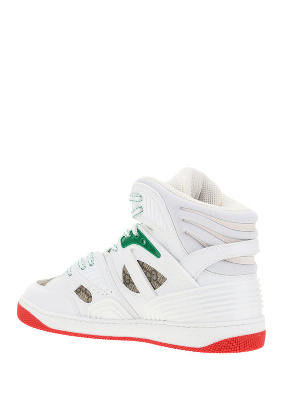 Gucci Basket Sneaker with Interlocking G - White Demetra