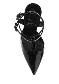 Maravilla T-Strap 100 Patent Pump - Black