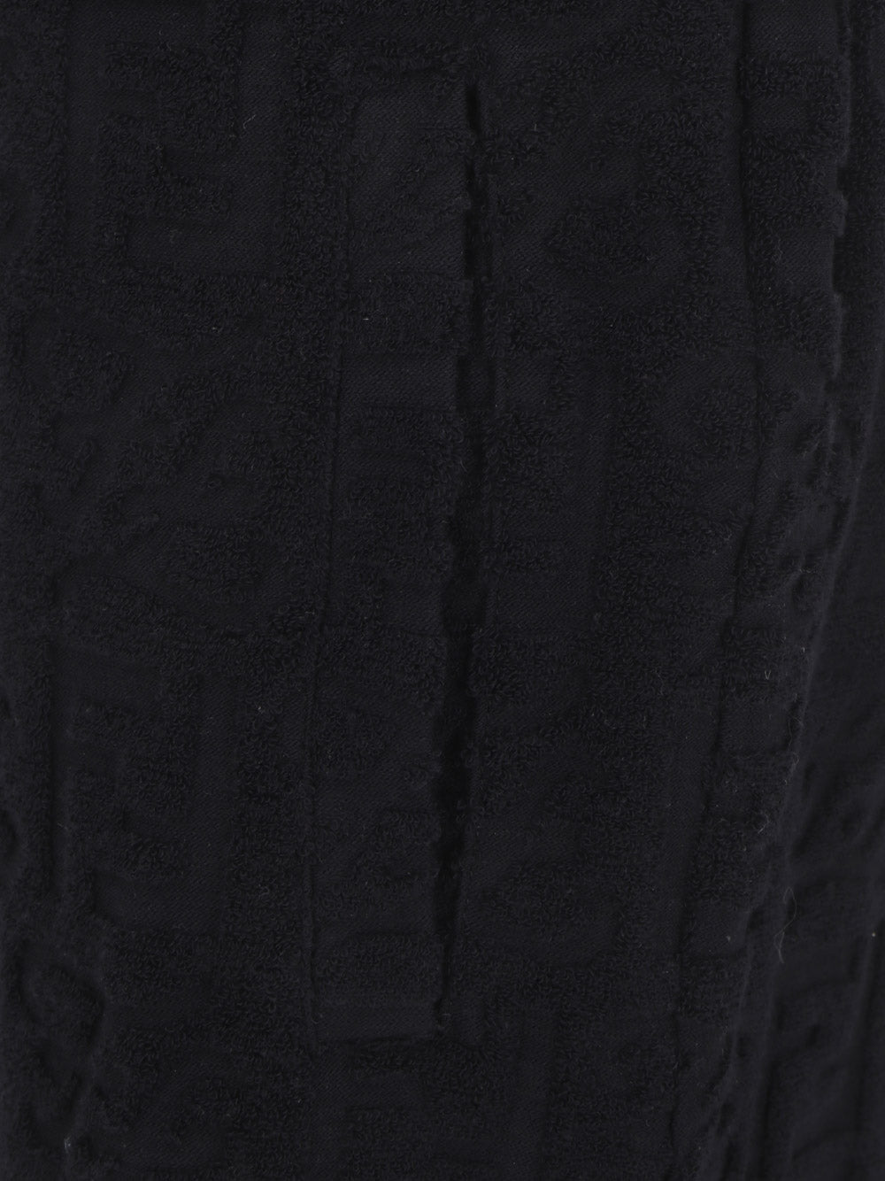 Logo Cotton Trousers - Black