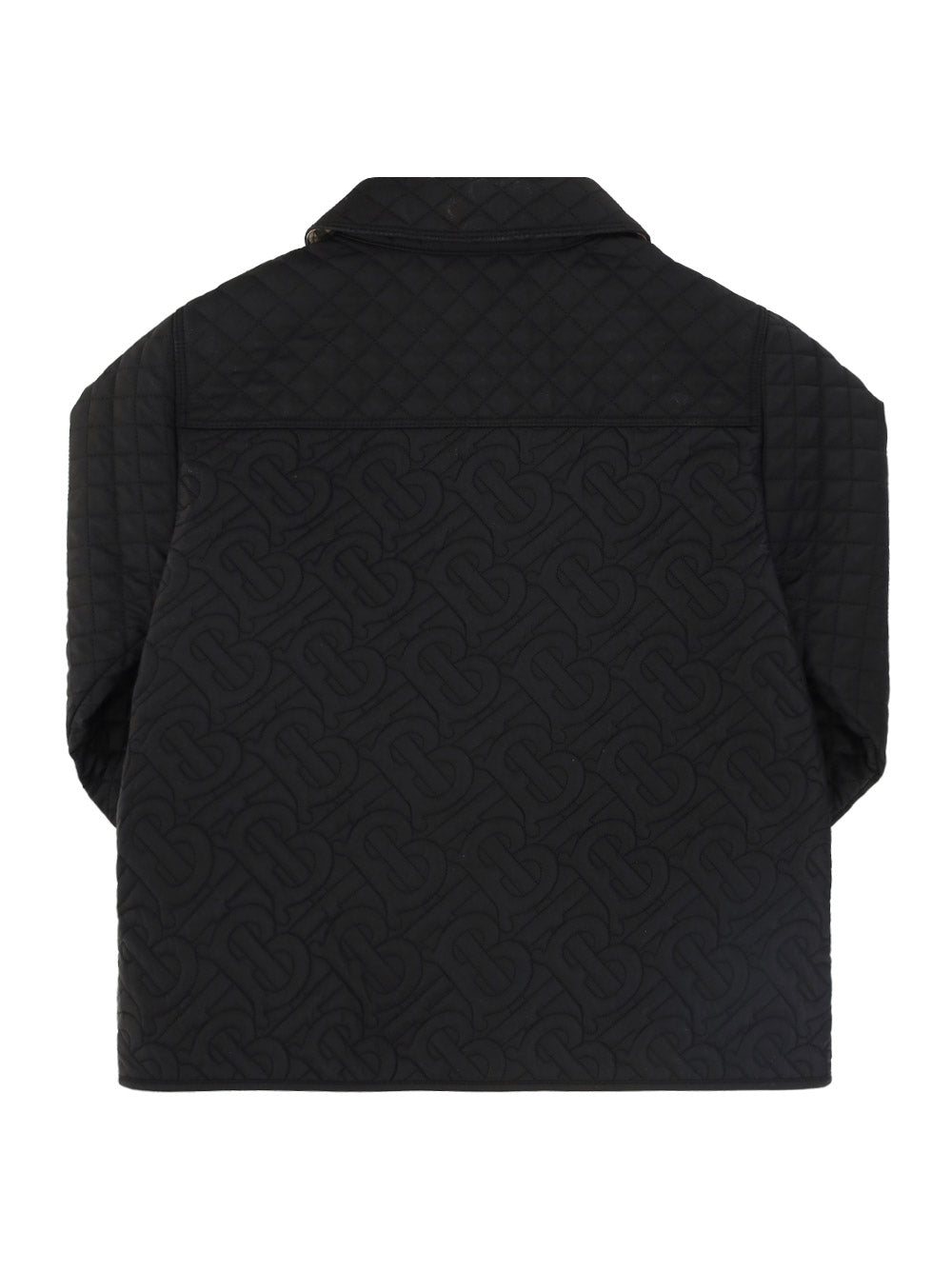 Monogram Quilted Panel Jacket - Black