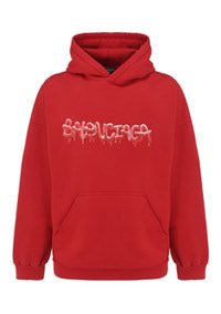 Slime Hoodie Wide Fit - Red