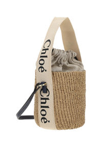 Small Woody Basket - Beige/Blue