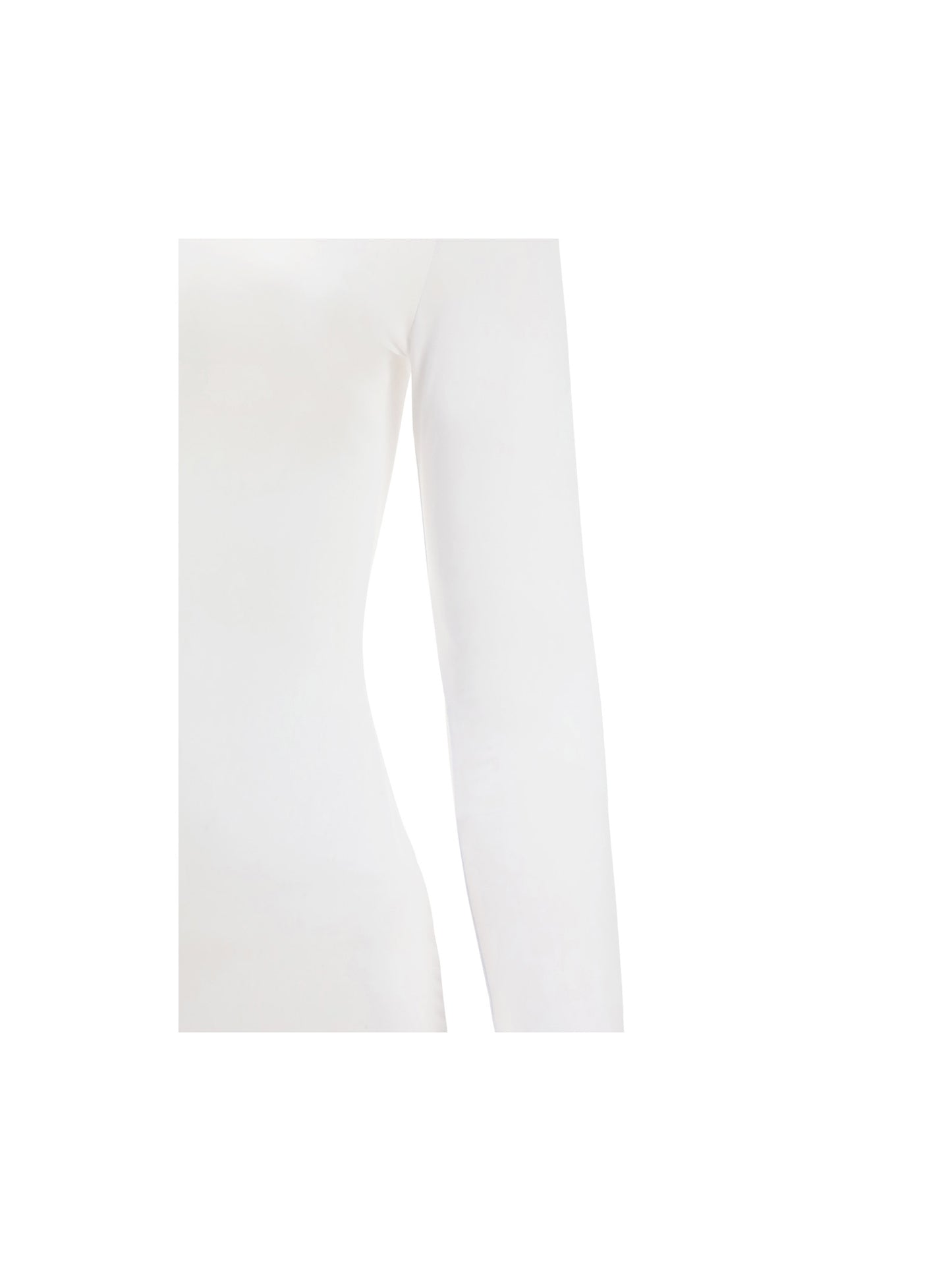 Jersey Turtleneck Top - White