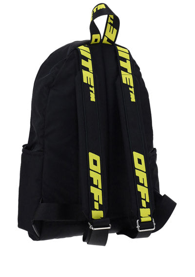 Quote Nylon Backpack - Black/White