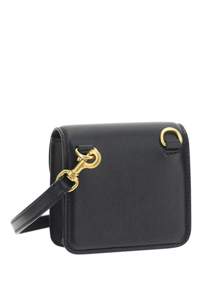 Wallet With Neck Strap - Black