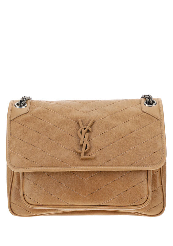 Niki Medium Chain Bag - Dark Toffee