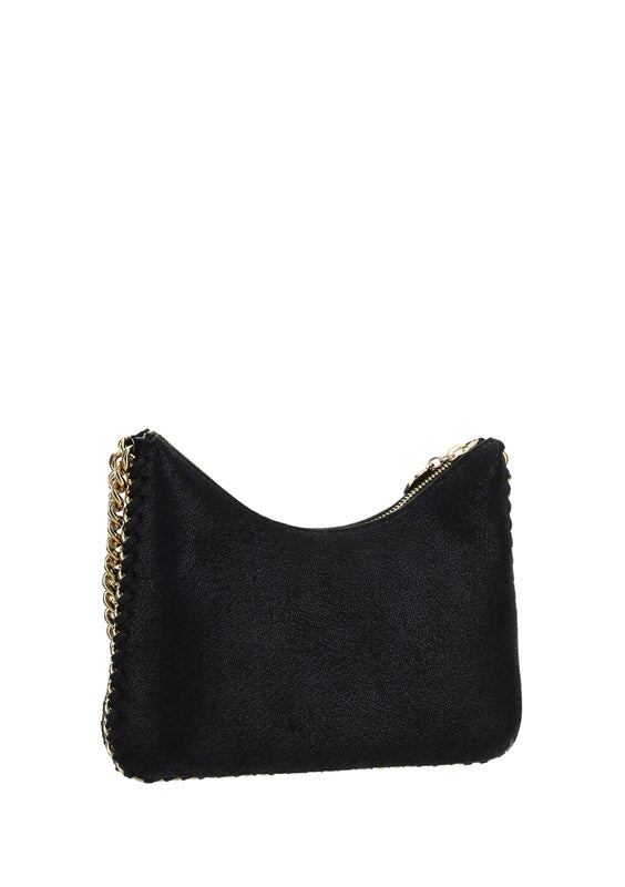 Falabella Zip Mini Shoulder Bag - Black