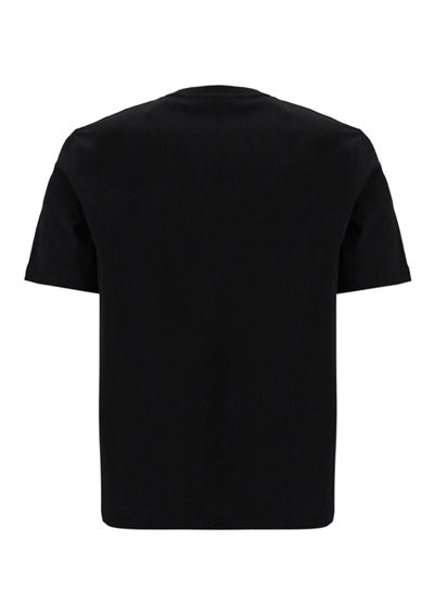 Embroidered Logo Short-Sleeve T-Shirt - Black