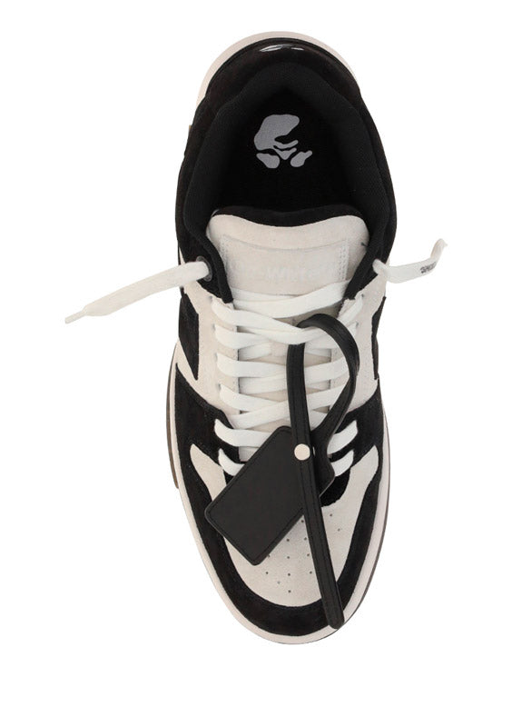 Out Of Office Vintage Suede Sneakers - Black/White