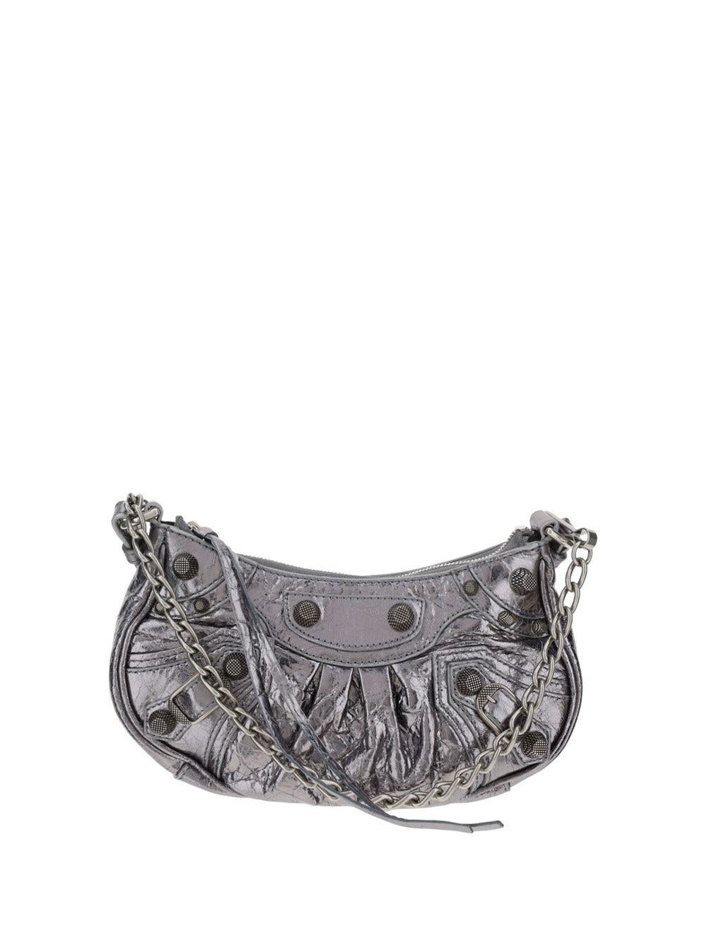 Le Cagole Mini Bag With Chain - Silver